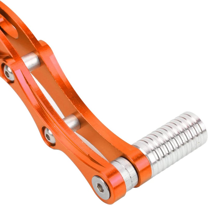 CFTGIW Kick Starter Kickstarter Lever Motorcycle Kick Start Lever Kick Starter Start Lever High Strength Aluminum Alloy Universal Accessory for Motorcycle Scooter (Orange) - Image 5